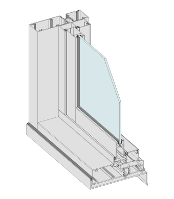 Architectural Sliding Window 150mm Frame