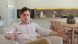 Designer Notes, Blairgowrie Beach House - Chris Blaber 