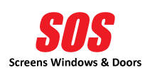 SOS Screens Windows & Doors Logo