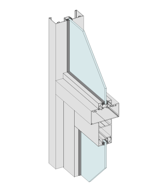 Single Glazed Centre Glazed 102mm Framing