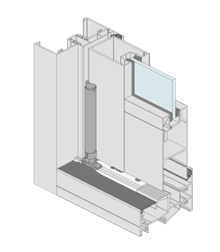 ViewMASTER™ Bi-Fold Door (bottom rolling)