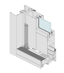 ViewMASTER™ Bi-fold Door (bottom rolling)