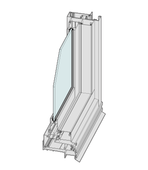 Architectural Sliding Window (double sash design)