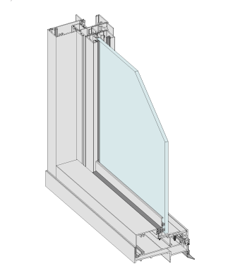 ClearVENT™ Sashless Double-Hung Window