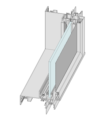 ClearVENT™ Sashless Double Hung Window