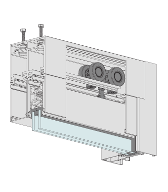 SlideMASTER™ Sliding Door (Flush Top Hung)