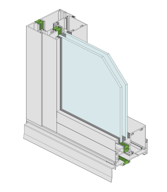 Thermally Broken 100mm FrontGLAZE™ Framing