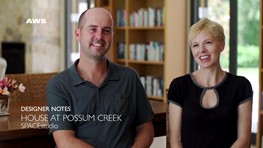 Designer Notes, Possum Creek - Jason Trisley and Sarah Aldridge